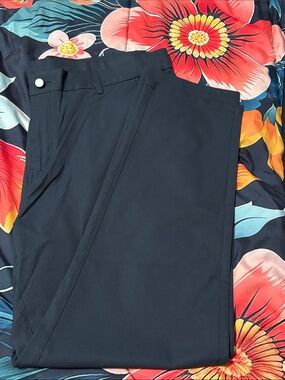 Men's Beep Blue Dress Pants - Classic Straight Fit